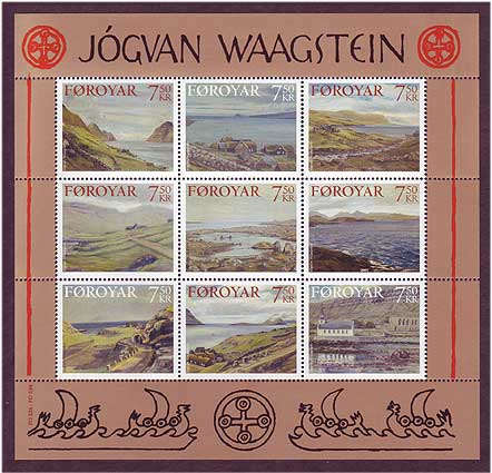 FA04621 Faroe Islands Scott # 462 VF MNH, Landscapes by Jogvan Waagstein 2005