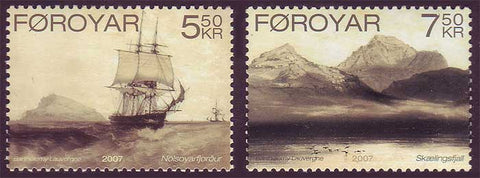 FA0481-82 Faroe Is. Scott # 481-82 MNH, Old Lithographs 2006