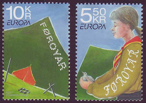 FA0485-86 Faroe Is. Scott # 485-86 MNH, Scouts - Europa 2007