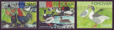 FA0488-901 Faroe Islands Scott # 488-90 VF MNH