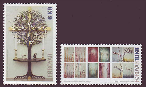 FA0523a Faroe Is. Scott # 523a MNH, Christmas 2009