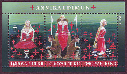 FA0555 Faroe Is. Scott # 555 MNH, Legend of Annika 2011