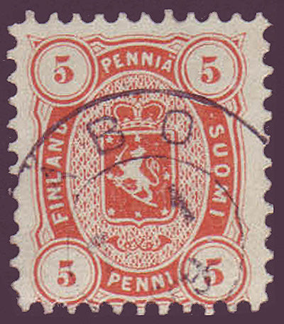 FI0018.15 Finland Scott # 18 used 1875