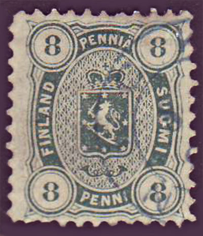 FI0019.15 Finland Scott # 19 VF used 1875