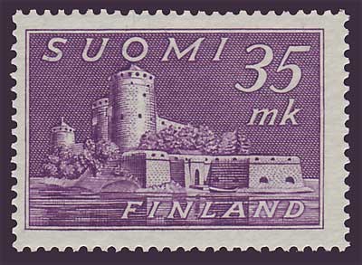 FI02801 Finland Scott # 280 VF MNH, Savonlinna Castle 1949