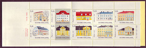 FI06721 Finland Stamp # 672 booklet, Manor Houses 1982