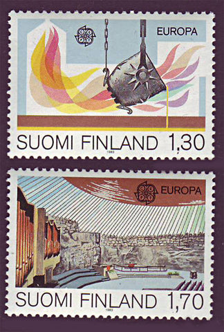 FI0679-80 Finland Scott # 679-80 VF MNH, Architecture and Industry - Europa 1983