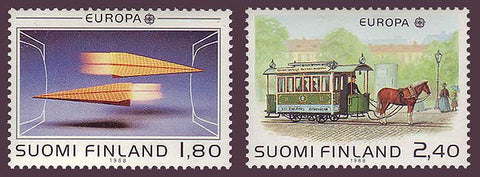FI0771-72 Finland Scott # 771-72 VF MNH, Communication and Transport - Europa 1988