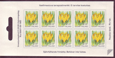 FI0836a1 Finland Scott # 836a MNH, Iris 1990-99