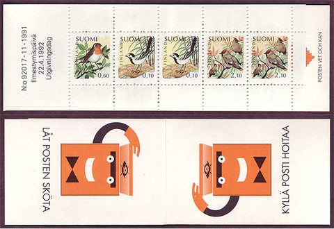 FI0856a1 Finland Scott # 856a MNH, Birds 1991
