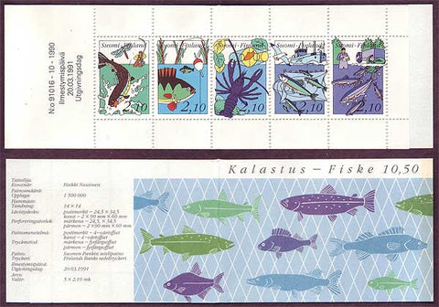 FI08631 Finland Scott # 863 MNH, Sport Fishing 1991