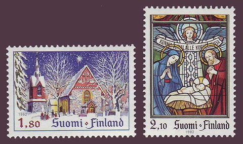 FI0903-041 Finland Scott # 903-04 VF MNH, Christmas 1992