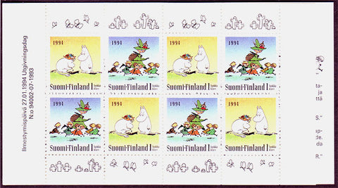 FI0932a1 Finland Scott # 932a VF MNH, Moomins - Friendship 1994