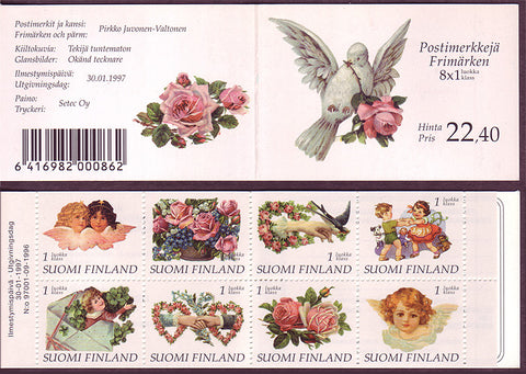 FI1033a Finland Scott # 1033 booklet MNH, Angels 1997