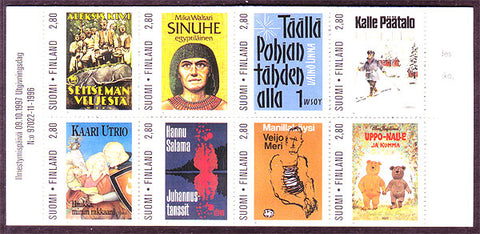 FI1061aab1 Finland booklet Scott # 1061a MNH  Finnish Writers