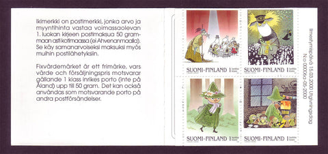 FI1127 Finland Scott # 1127 MNH, Moomins 2000.  Perf. 13¼ on 3 sides.