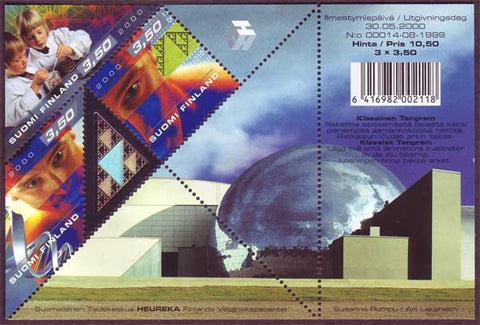 FI11401 Finland Scott # 1140  MNH, Science with Hologram 2000