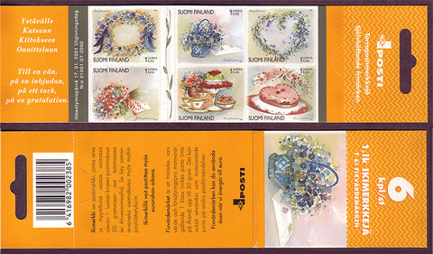 FI1149 Finland Scott # 1149 booklet MNH, Valentine's Day 2001