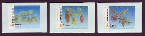 FI1165,70,71 Finland Set of 3 Stamps VF MNH, Trees 2002