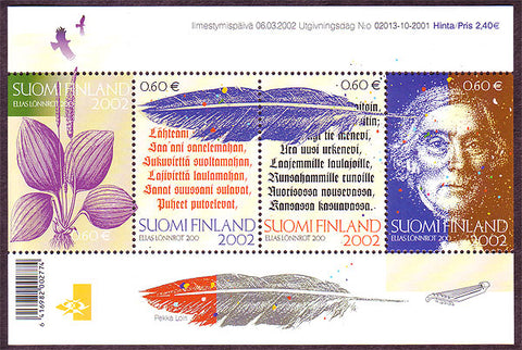 FI1174 Finland Scott # 1174 MNH, Elias Lönnrut 2002
