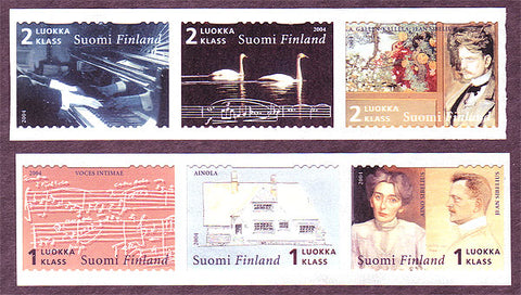 FI1204-51 Finland Stamps # 1204-05 MNH, Jean Sibelius 2004