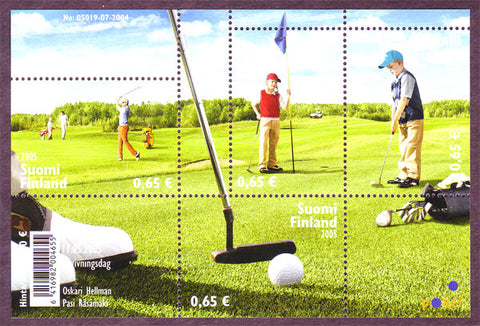 FI12361 Finland Scott # 1236 sheet MNH, Golf 2005