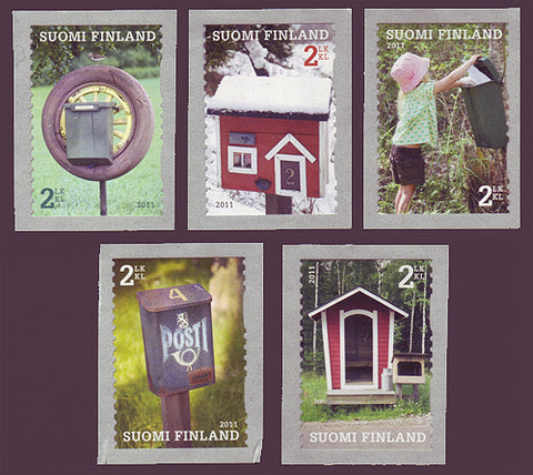 FI13701 Finland Scott # 1370 VF MNH,  Mailboxes 2010