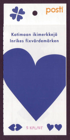FI1531 Finland Scott # 1531 booklet MNH, Hearts 2017
