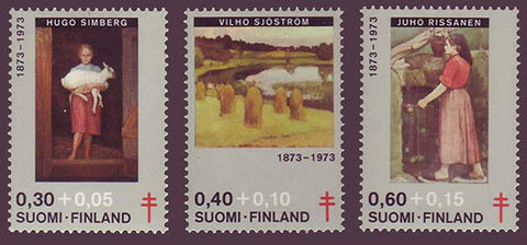 FIB197-991 Finland Scott # B197-99 VF MNH, Art 1973