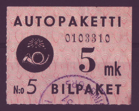 FIQ02 Finland Scott Q2 Used, Parcel Post 1949-50