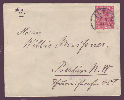 GE010 Germany  Letter 1901