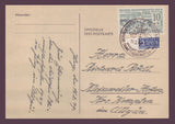 GE027 Germany, Wurttemberg First Day Cover, Nordic Ski Championships 1949
