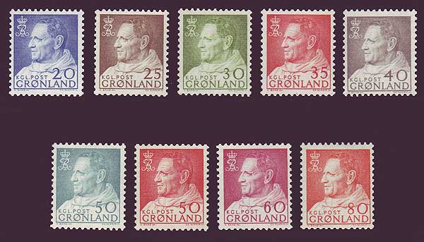 Buy Greenland Stamps: Regular Issues 1938 to the Present Day
