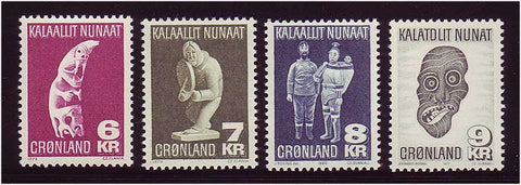 GR0102-051 Greenland   Scott # 102-05 MNH, Culture and Tradition 1977-80