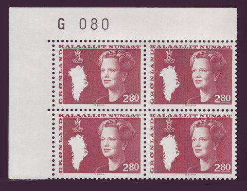 GR0128PB 2.80k Queen Margrethe - 1985