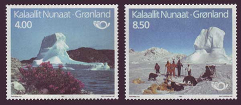 GR0240-411 Greenland Scott # 240-41 VF MNH, Tourism 1991