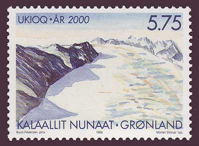 GR03571 Greenland Scott # 357 VF MNH, Millenium 1999