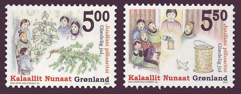 GR0439-401 Greenland Scott # 439-40 VF MNH, Christmas 2004