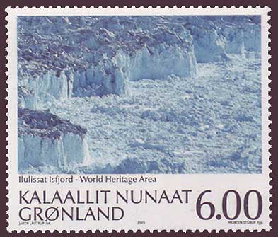 GR04431 Greenland Scott # 443 VF MNH, Ilulissat Ice Fjord 2005