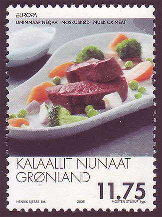GR04451 Greenland Scott # 445 VF MNH, Gastronomy - Europa 2004