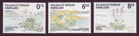 GR0459-611 Greenland Scott # 459-61 VF MNH, Edible Plants 2005