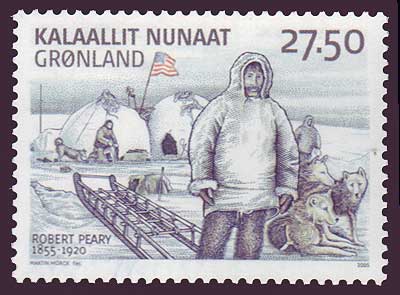 GR04621 Greenland Scott # 462 VF MNH, Admiral Robert E. Peary 2005
