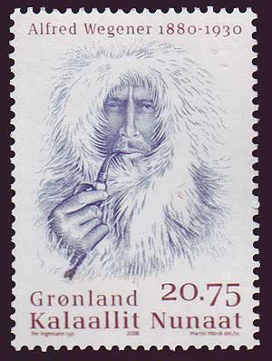 GR0475 Greenland Scott # 475 VF MNH, Alfred Wegener 2006