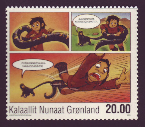 GR0595 Greenland # 595  Comic Strip 2011
