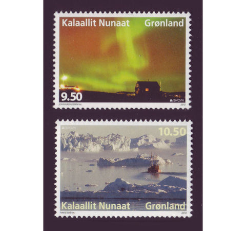 GR0620-21 Greenland  Scott # 620-21 VF MNH, Europa 2012