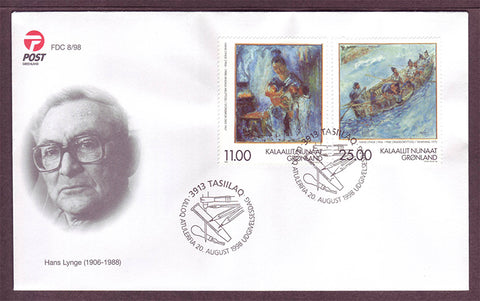 GR340-41FDC Greenland Scott # 340-41 FDC