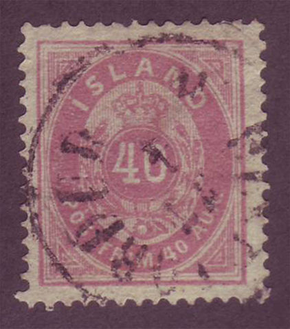 IC00185 Iceland Scott # 18 VF used 1882