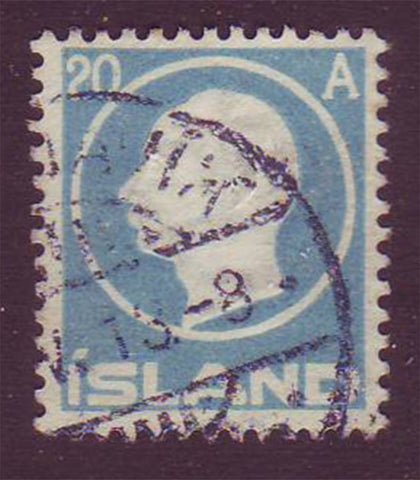 IC00945 Iceland Scott # 94 VF Used, Frederik VIII 1912