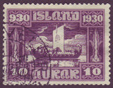 IC0155 Iceland Scott # 155 VF MNH, Parliamentary Issue 1930