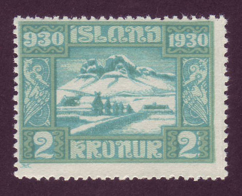 IC0164 Iceland Scott # 164 MNH. 2kr Parliamentary Issue 1930